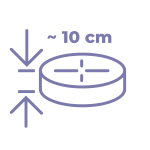 Минимальная высота тренажера ≈10см Минимальная высота тренажера ≈10см