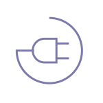 Прочный сетевой кабель с монолитной евро-вилкой Прочный сетевой кабель с монолитной евро-вилкой